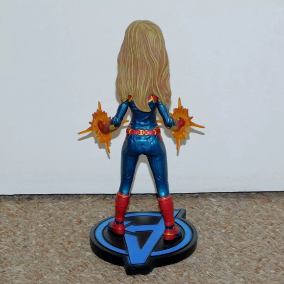 2019 NECA Head Knockers Marvel Avengers Endgame Captain Marvel Resin Figure MIB - Picture 3 of 10